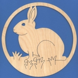 Fensterbild "Hase" gro�